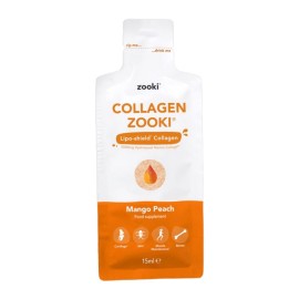 Zooki® Liposomal Collagen (Mango Peach Flavor) Zooki™ | YourZooki | 14 (15ml) Sachets (14 Days) (5000MG)